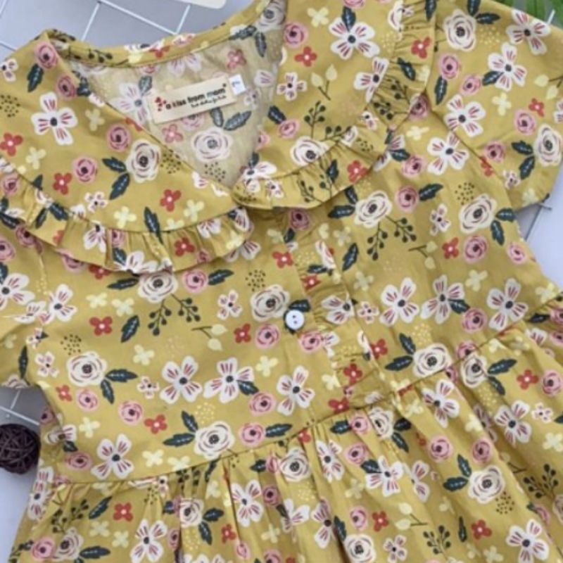 Đầm hoa cotton size đại