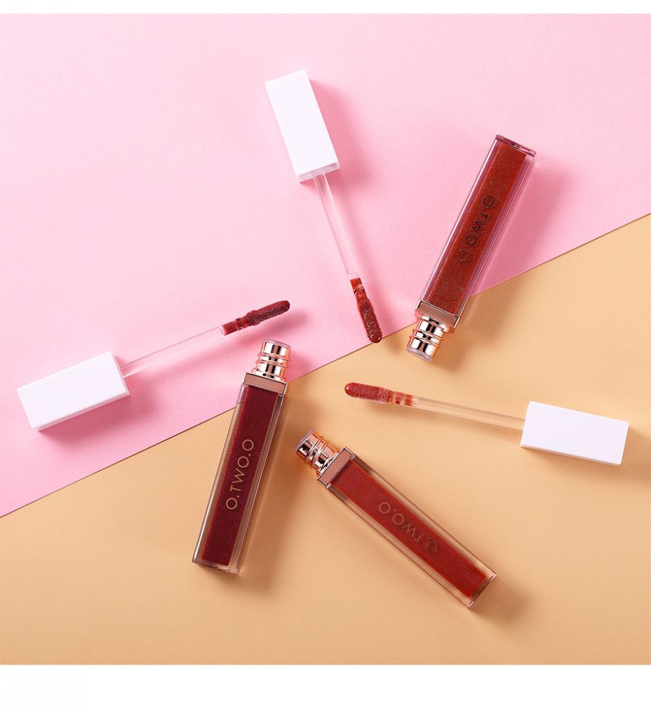 ⏩ O.TWO.O 7 Colors Natural Long-Lasting Moisturizing Lip Gloss Starry Sky Glass Water Light Lip Glaze 【Luun】