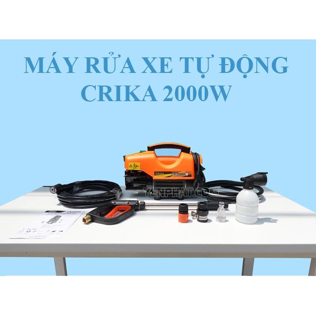 [HKSmart] Máy rửa xe đa năng áp lực cao Crika 2000W (Bảo hành 2 năm)