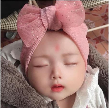 Turban nhũ hồng cực yêu