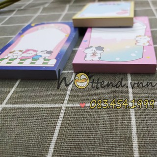 GIấy note bò sữa, Note hình chữ nhật siêu cute