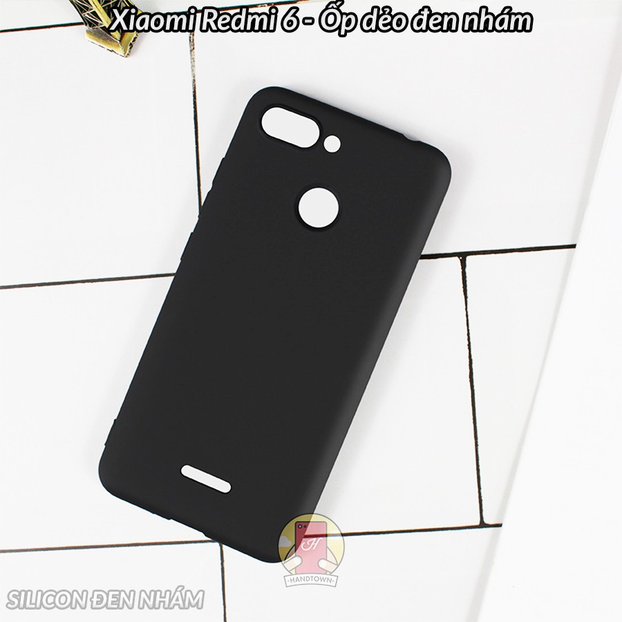 Ốp lưng Xiaomi Redmi 6 silicone cao cấp dẻo nhám chống trầy