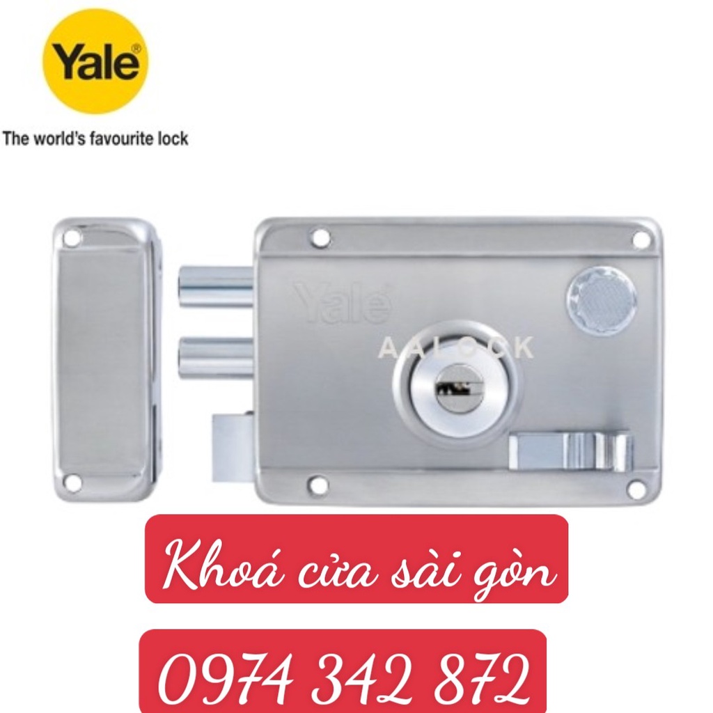 Khóa cổng Yale R5122.60SS RH hai đầu chìa- loại khoá cổng cao cấp- NPP KCSG