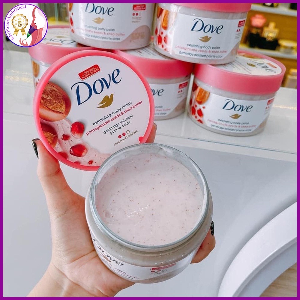 Tẩy Da Chết Dove Exfoliating Body Scrub 298gr Của Mỹ.