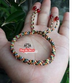 Vòng tay chỉ ngũ sắc may mắn