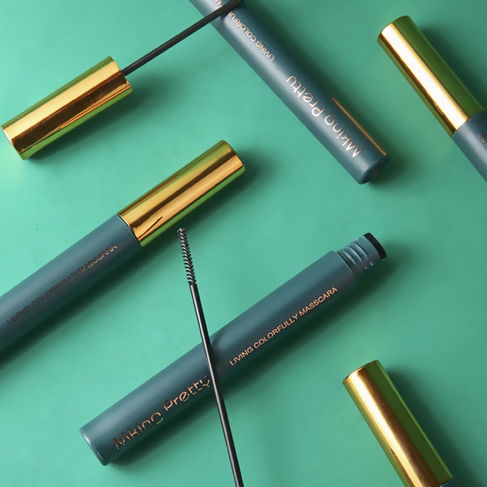 Mascara Màu Sắc Chống Thấm Nước Và Mồ Hôi Với Đầu Cọ Siêu Mịn Chuốt Mi Cong Và Dày Hơn