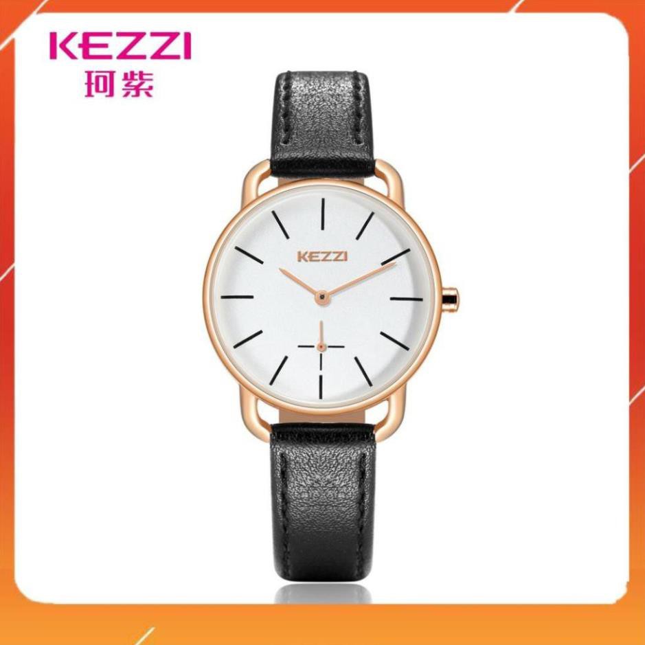 NEW- [ HOT] ĐỒNG HỒ NỮ KEZZI 1675 DÂY DA CAO CẤP, THIẾT KẾ SANG TRỌNG - SHIP TQ