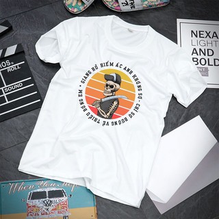 ÁO THUN NAM SIÊU NGẦU GIANG HỒ HIỂM ÁC ANH KHÔNG SỢ - CHỈ SỢ ĐƯỜNG VỀ THIẾU BÓNG EM