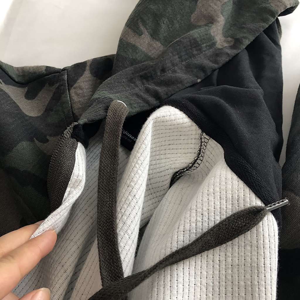 Áo Hoodie Camo Thời Trang, Nỉ Da Cá Cao Cấp
