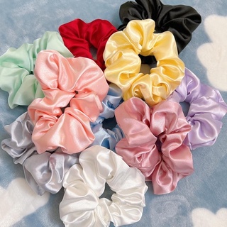Nee Scrunchies đồ buộc tóc, dây buộc tóc phi lụa satin êm mịn
