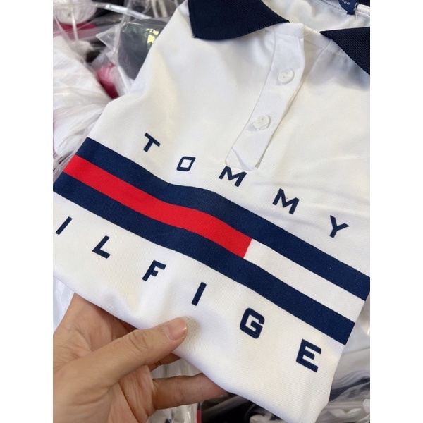 Áo polo cổ bẻ nữ Tom.my mặc đi học đi làm hot hit