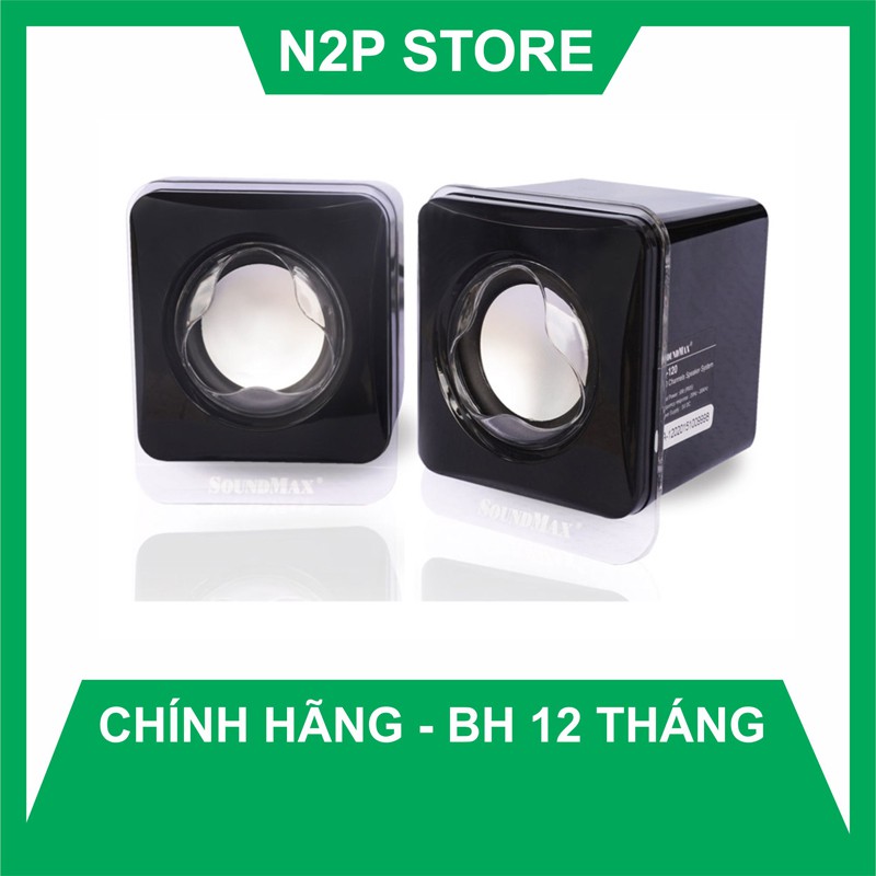 Loa máy tính vi tính Soundmax A120 - USB (Đen) (Hãng phân phối chính thức)