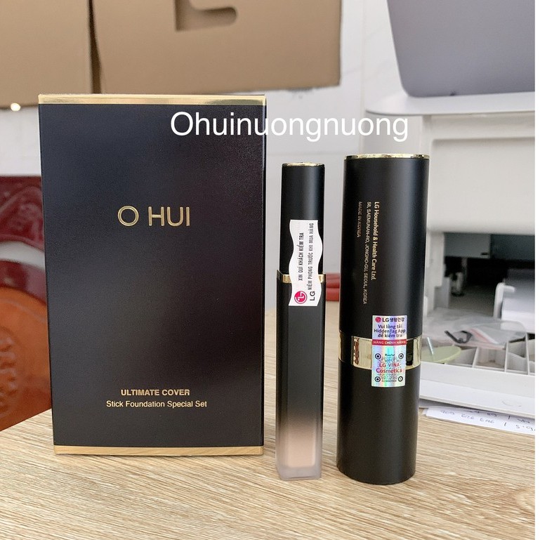 Hàng Công Ty Set kem nền dạng thỏi Ohui Ultimate Cover Stick Foundation15g.