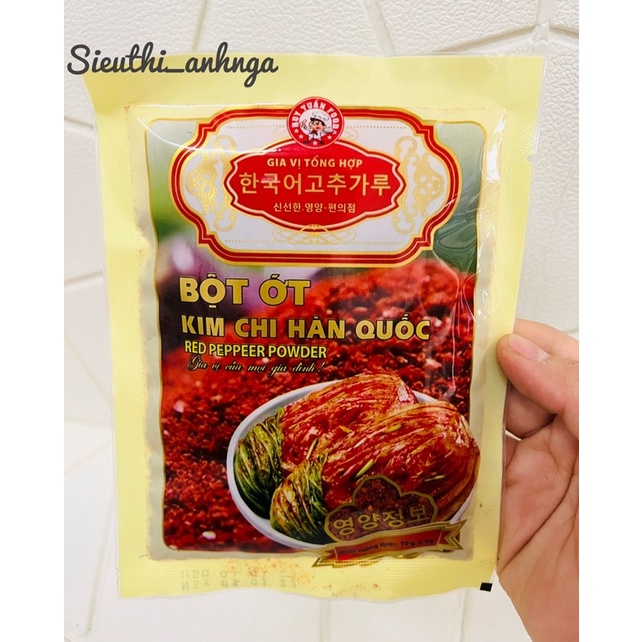 Bột Ớt Kim Chi Hàn Quốc Gói 70g