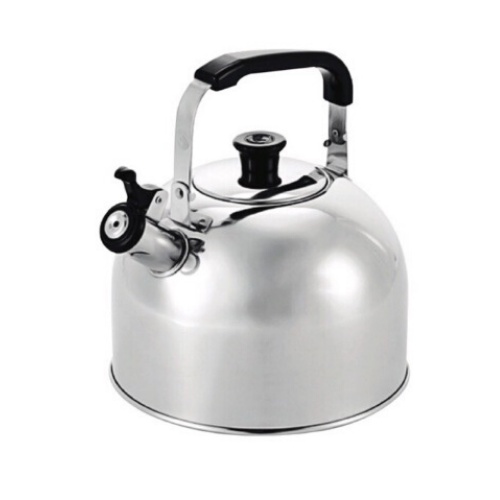 Ấm đun ga - Bếp Từ Đạt Tường trắng inox có còi báo nước sôi