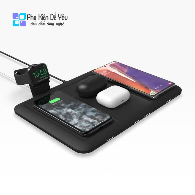 Đế sạc không dây Mophie wireless charging stand+  [CHÍNH HÃNG PHÂN PHỐI VN, BẢO HÀNH 2 NĂM]