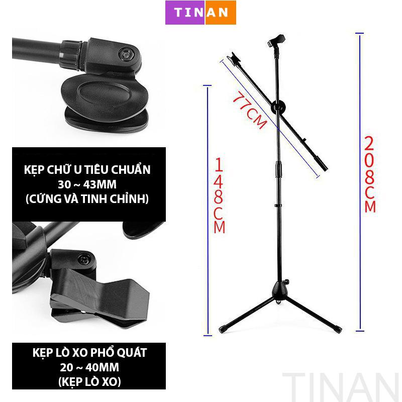 Giá Đỡ Micro 3 Chân, Chuyên Dùng Biểu Diễn Sân Khấu