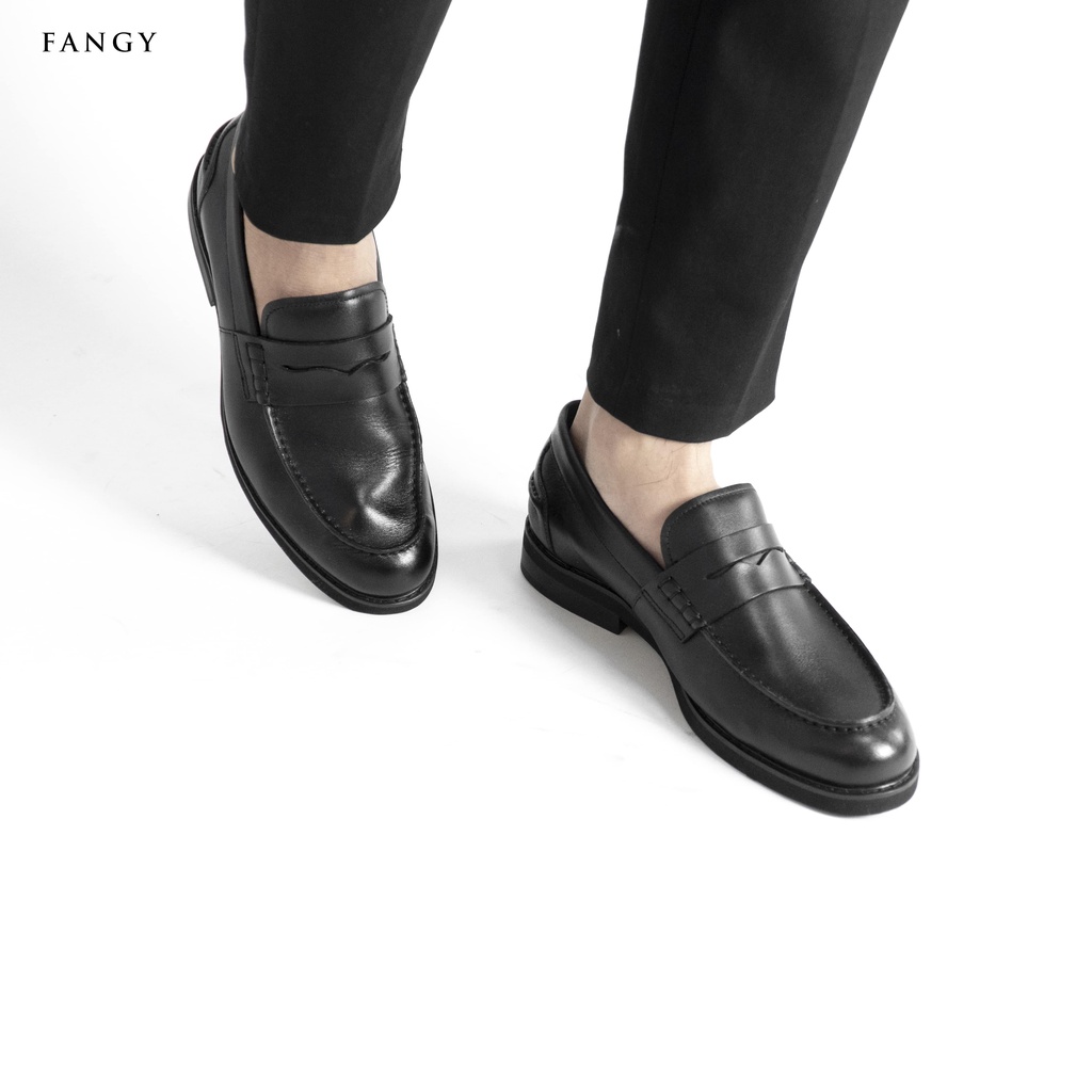 Giày tây FANGY - The Classic Loafer Black Leather