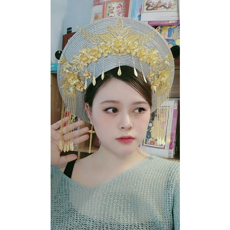 [ĐỘC QUYỀN - 22 MẪU] Mấn khăn xếp khăn đóng cô dâu hầu đồng cô ba sài thành theo yêu cầu