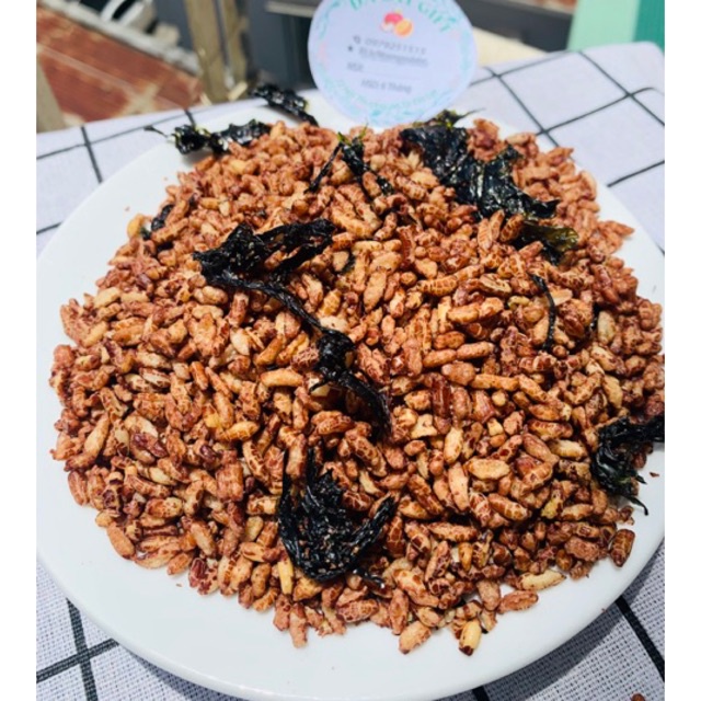 Gạo lứt sấy rong biển 1kg - Gạo lứt healthy ăn kiêng - Món ăn vặt ít calo