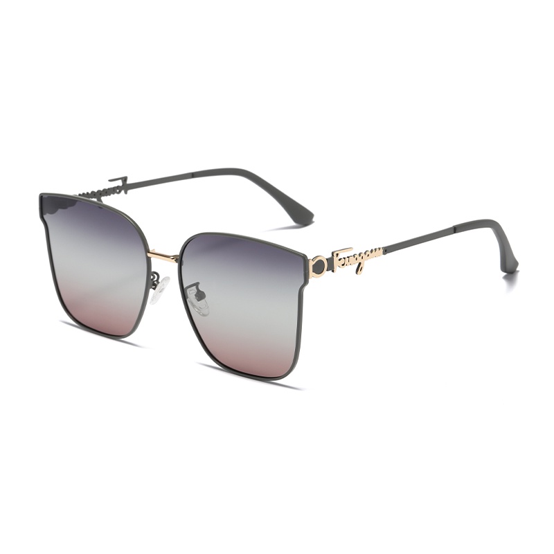 Kính Mát Tròng Vuông Phân Cực Chống Tia UV400 RZ1183 Thời Trang Cho Nam Nữ