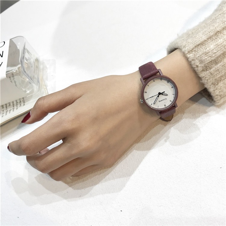 ĐỒNG HỒ NỮ ULZZANG DÂY DA KÈM ẢNH THẬT | BigBuy360 - bigbuy360.vn