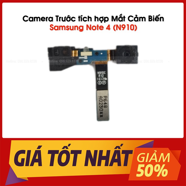 Camera Trước và Cảm Biến Samsung Note 4 N910 Zin Bóc Máy - Linh kiện điện thoại chính hãng