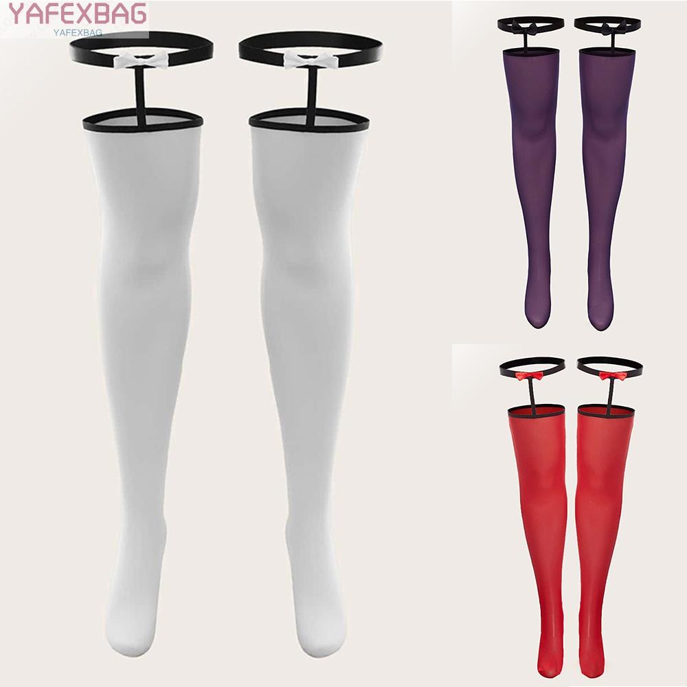 Stockings Women Close To The Body High High Glossy Hosiery Nylon Polyester