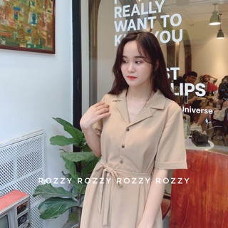 🌻🌿 Váy sơ mi cổ vest Lacy