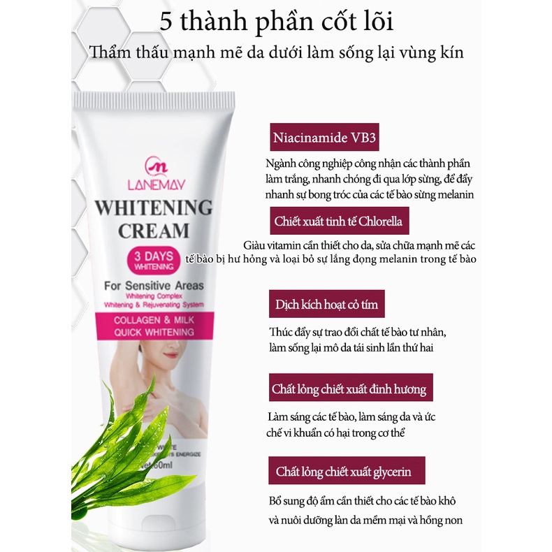 Kem làm trắng có thể kem làm trắng vùng nách làm trắng da làm trắng vùng bẹn hiệu quả 50g