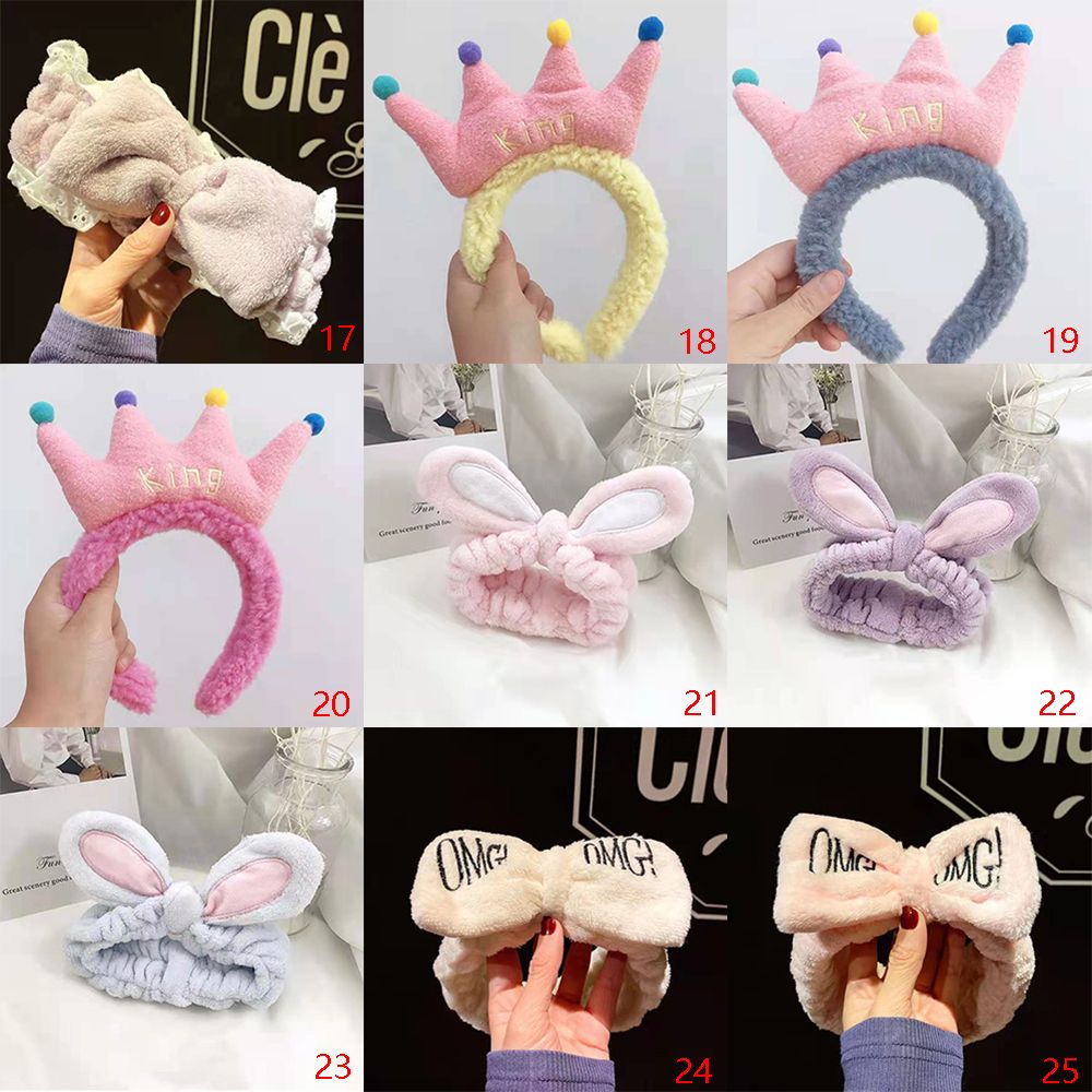 Băng đô cài tóc bằng cotton không trượt co giãn phong cách Hàn Quốc đáng yêu cho nữ