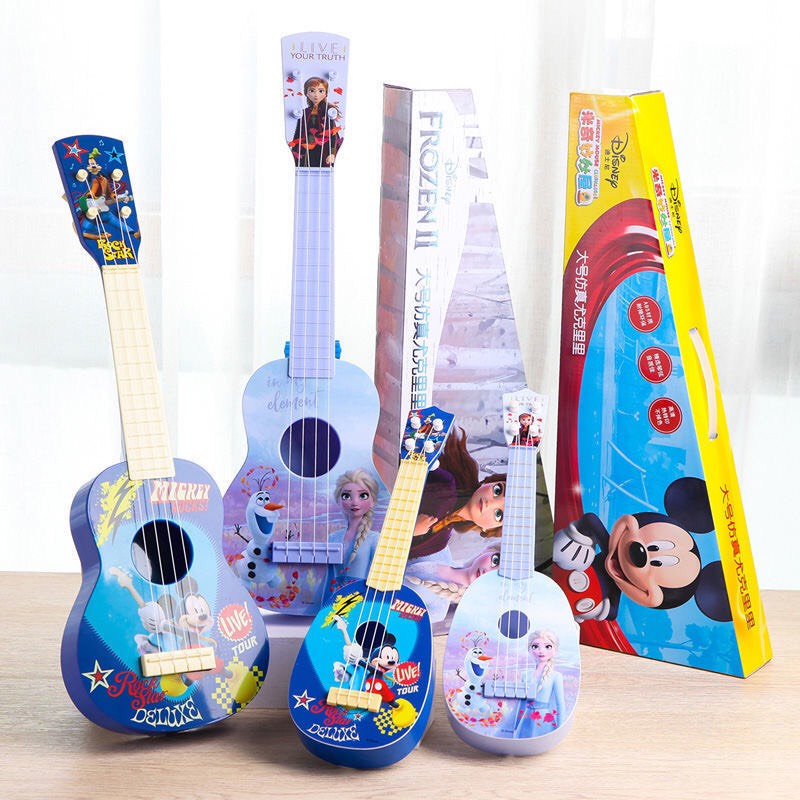 Đàn guitar dễ thương cho bé size lớn hình Elsa - Mickey - MH: 9000000363