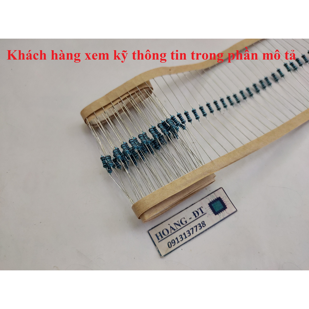 Điện trở 1/4W 1% (0R47 - 1K)