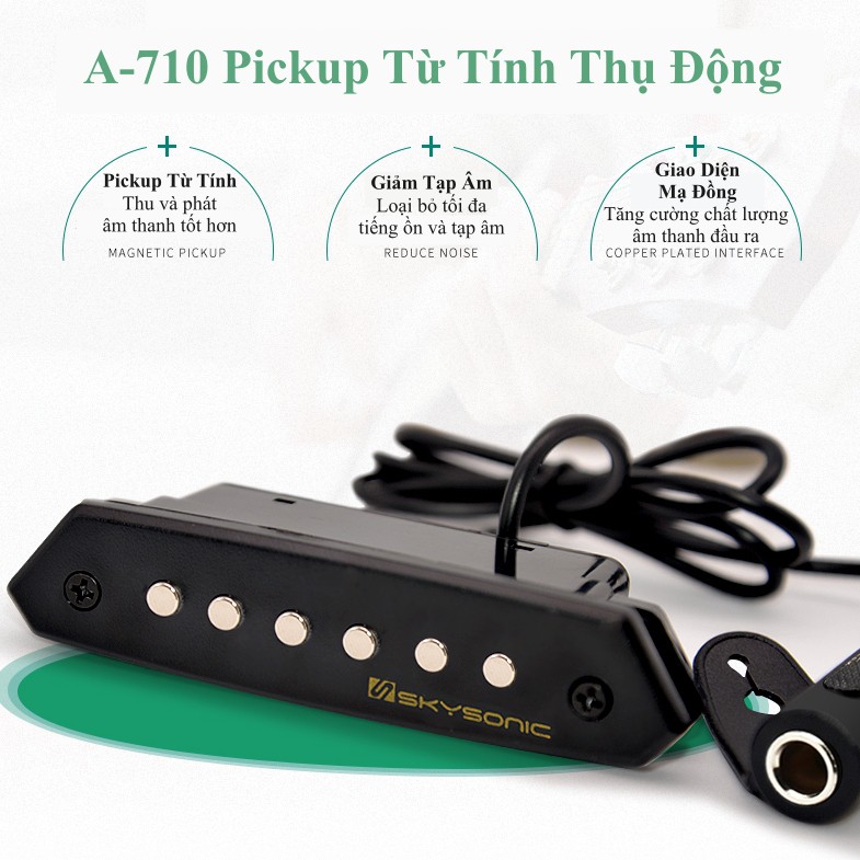 [NEW] Bộ Thu Âm - Pickup Guitar Acoustic Skysonic A-710