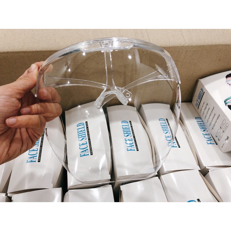 Kính Chống gọt bắn😷HIỆU QUẢ😷 bảo hộ che hết mặt FACE SHIELD phòng chống tiếp xúc qua đường hô hấp | BigBuy360 - bigbuy360.vn
