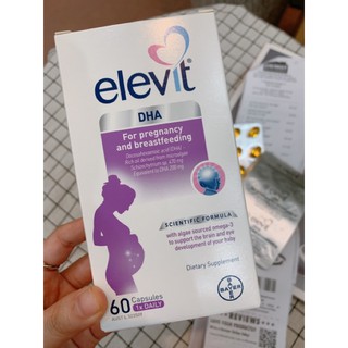 [Có Tem Chemist] Elevit DHA for Pregnancy and Breastfeeding, Elevit DHA bầu, Elevit DHA sau sinh 60v (Date 11/2021)