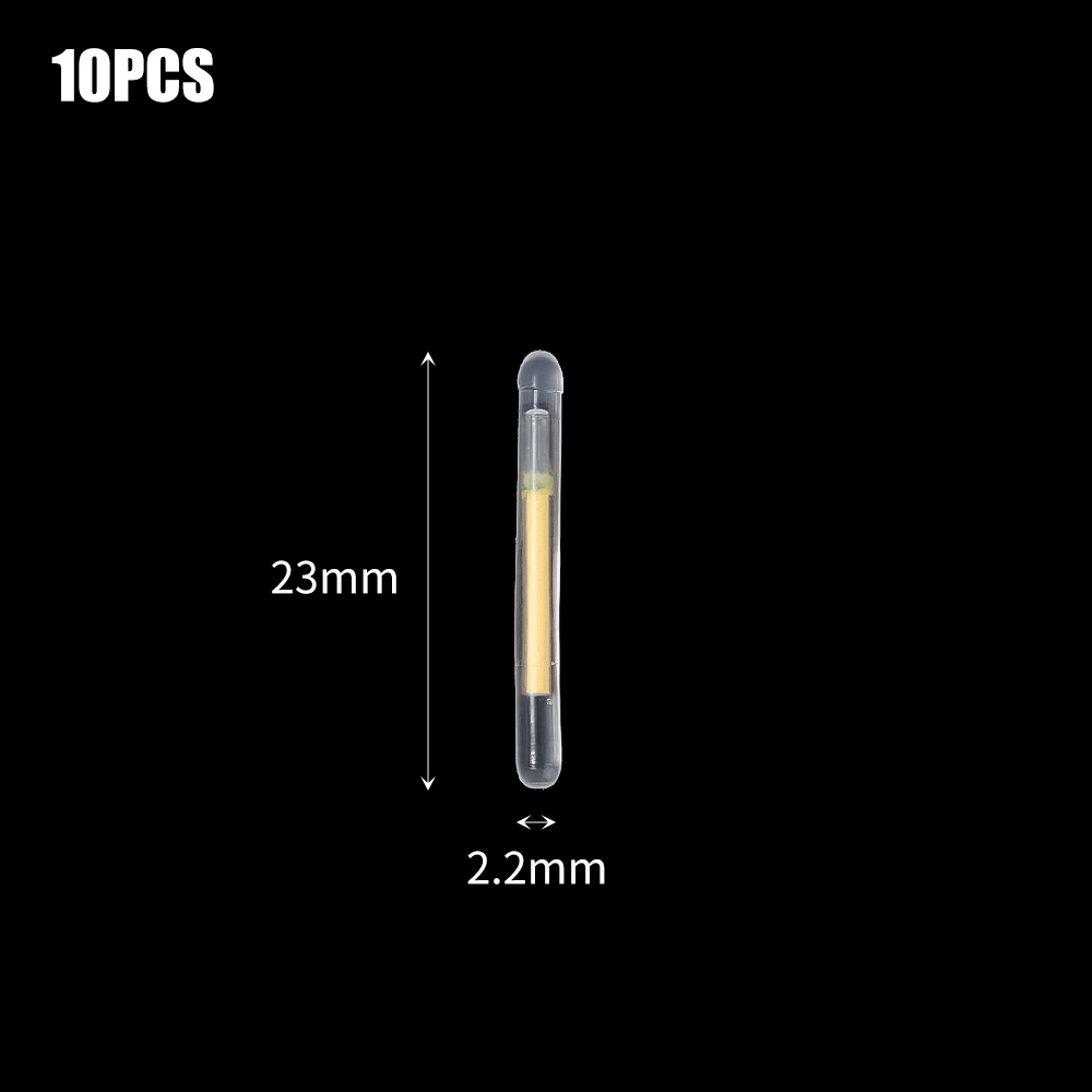 Set 10 Phao Câu Cá Phát Sáng Trong Tối 2.2-4.5mm