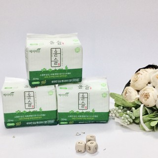 Băng vệ sinh 100% thảo dược hằng ngày Yejimiin ngăn ngừa viêm phụ khoa Hàn Quốc