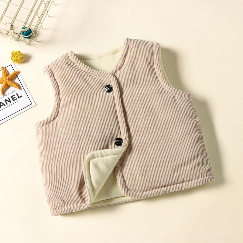 Áo Khoác cotton Lót Nhung Dày Dặn Giữ Ấm Mùa Đông Cho Bé