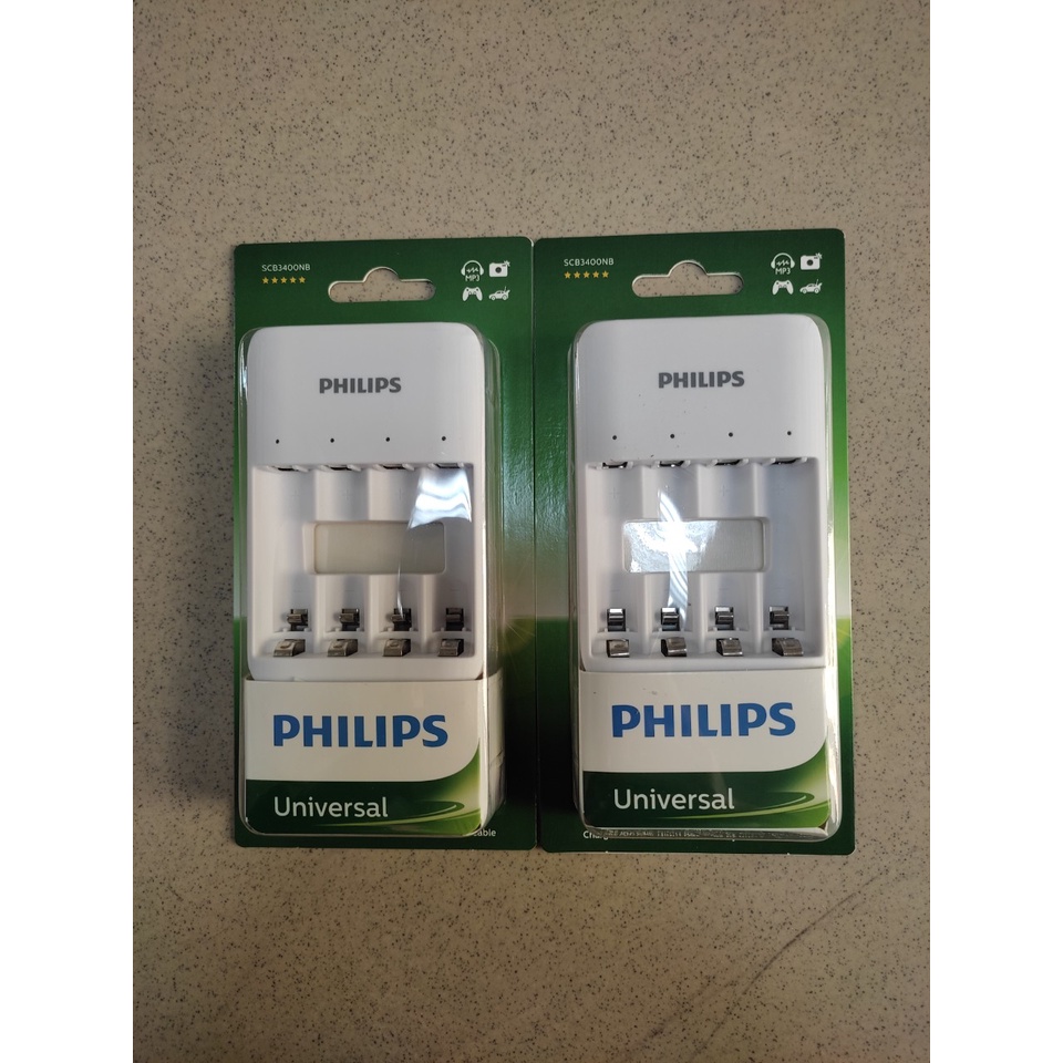Bộ sạc pin PHILIPS SCB3400NB