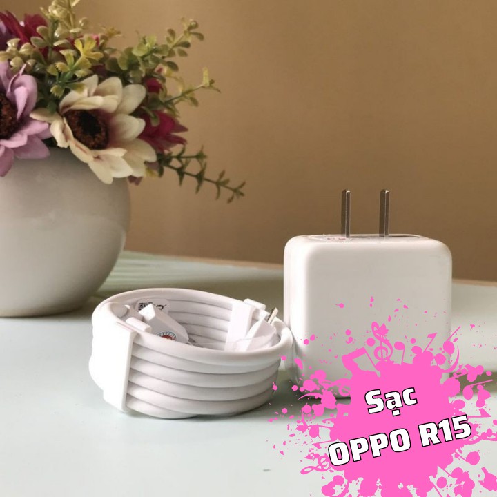⚡ CỔNG MICRO DẸP ⚡ Bộ Sạc OPPO R15 |Cáp: Type C – VOOC dài 1M | Tốc độ sạc nhanh hơn 20 phút so với sạc 2.0|