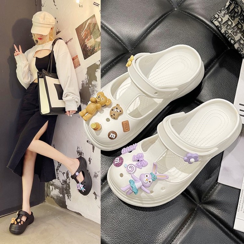 Dép sục nữ Cross Sandal đế cao