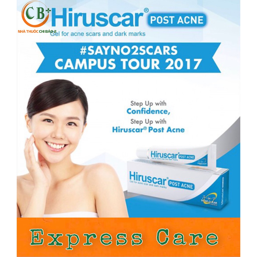 ✅ [CHÍNH HÃNG] Gel chăm sóc sẹo mụn và mụn thâm Hiruscar Post Acne 10g.