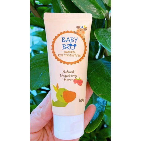Kem Đánh Răng Hữu Cơ Nuốt Được Hàn Quốc Baby Bro Vị Trái Cây Cho Bé