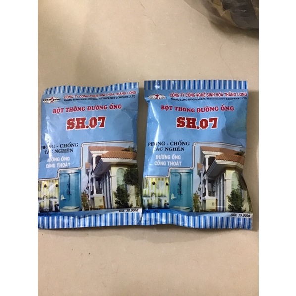 Bột thông cống SH.07 chống tắc nghẽn hiệu quả gói 100g