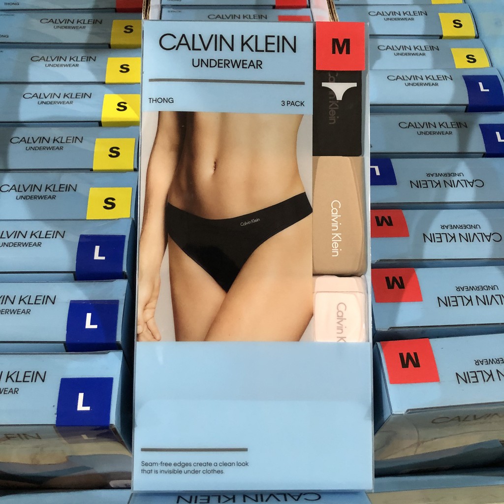 [FULL SIZE]Set 3 quần lót Calvin Klein Nữ đủ size chính hãng US (THƯỜNG / LỌT KHE)