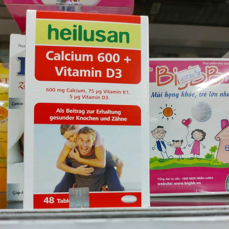 Heilusan Calcium 600mg + D3