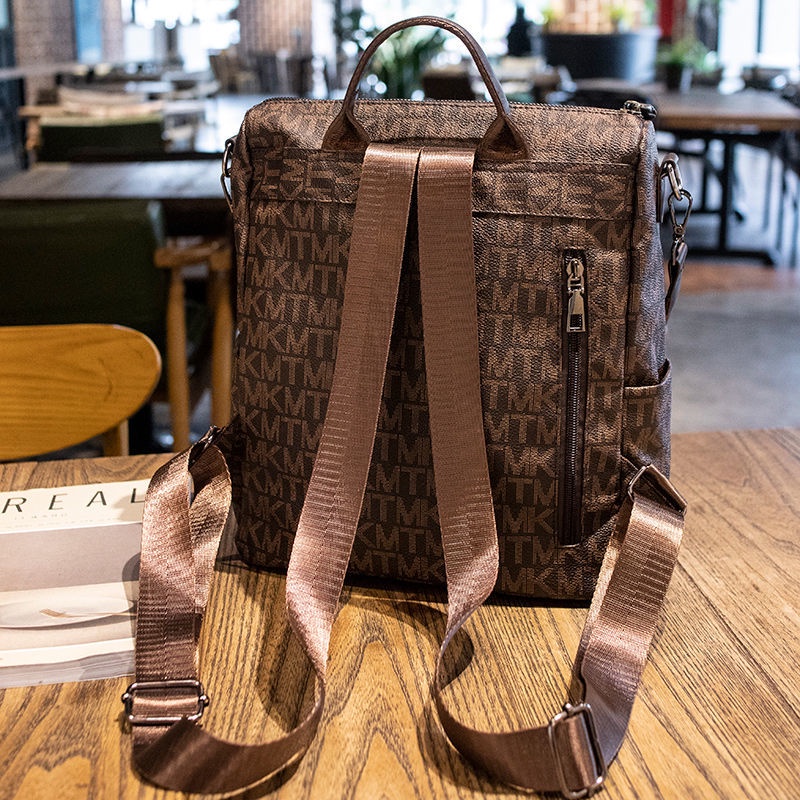 MK Balo Da Nữ  thời trang Ba Lô Du Lịch Chống Trộm