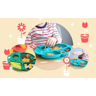Đĩa ăn dặm Marcus & Marcus chia ngăn Ollie