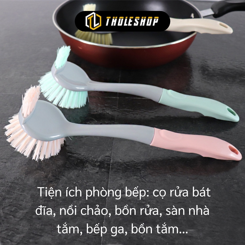 Bàn Chải Cọ Nồi Cán Dài - Cây Chà Vệ Sinh Nhà Tắm, Nhà Bếp 2 Đầu Đa Năng 9457